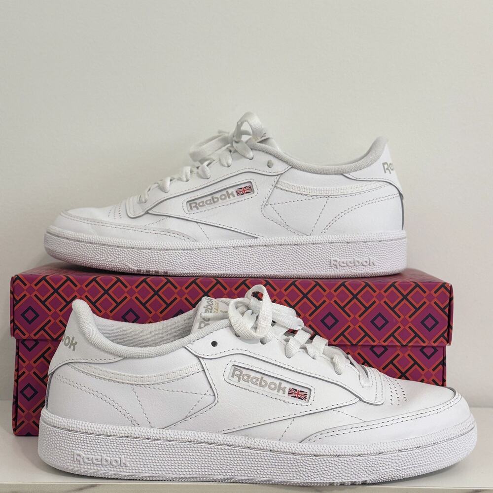 Size 8 - Reebok Club C 85 White Light Grey Women’s Size 8 Vintage Reebok